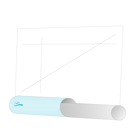 CAD-Pläne auf Rolle